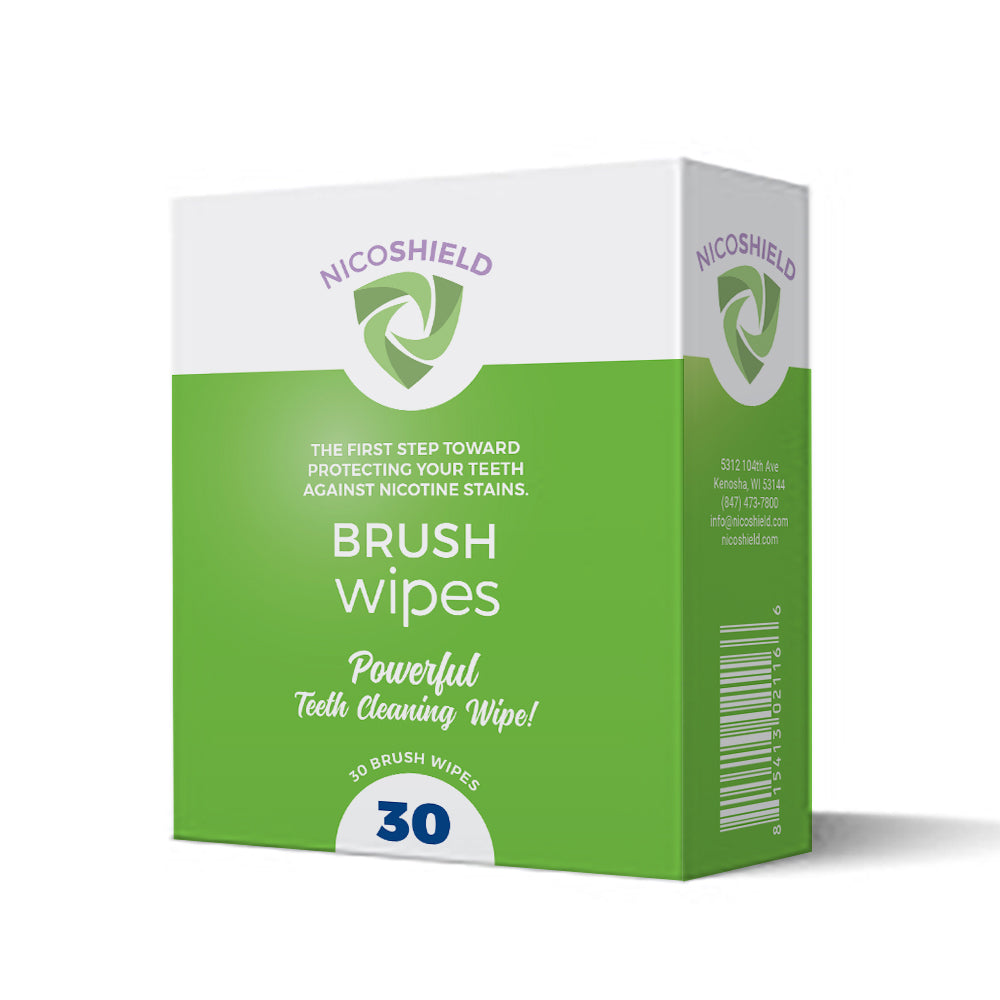NICOSHIELD™ 30 qty - Brush Wipes (only)